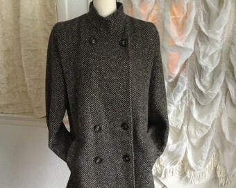 Wool Tweed Coat | Etsy