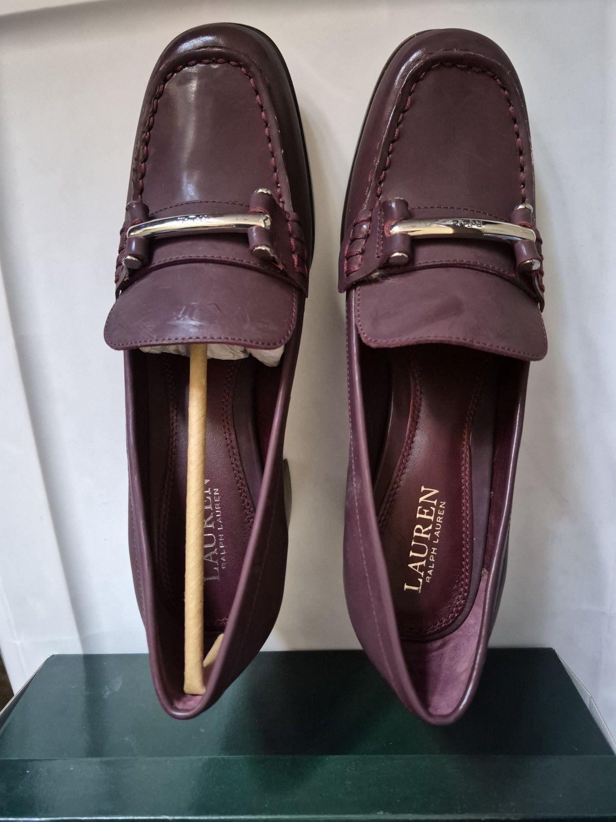 Polo Ralph Lauren Burgundy Leather Oxford Shoes~10.5~ made in England Polo by Ralph Lauren | US 10.5 MED Polo Ralph Lauren... | Depop main image 4