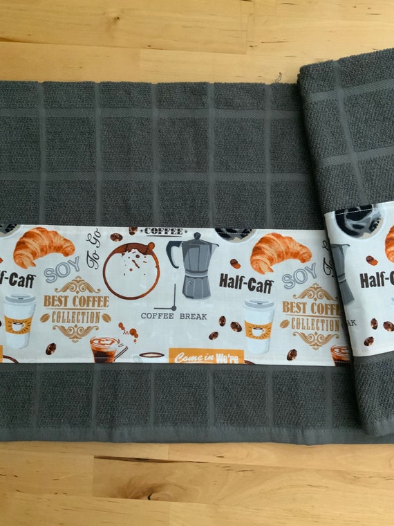 Coffee Towels Coffee Themed Kitchen Towels Espresso Towels 