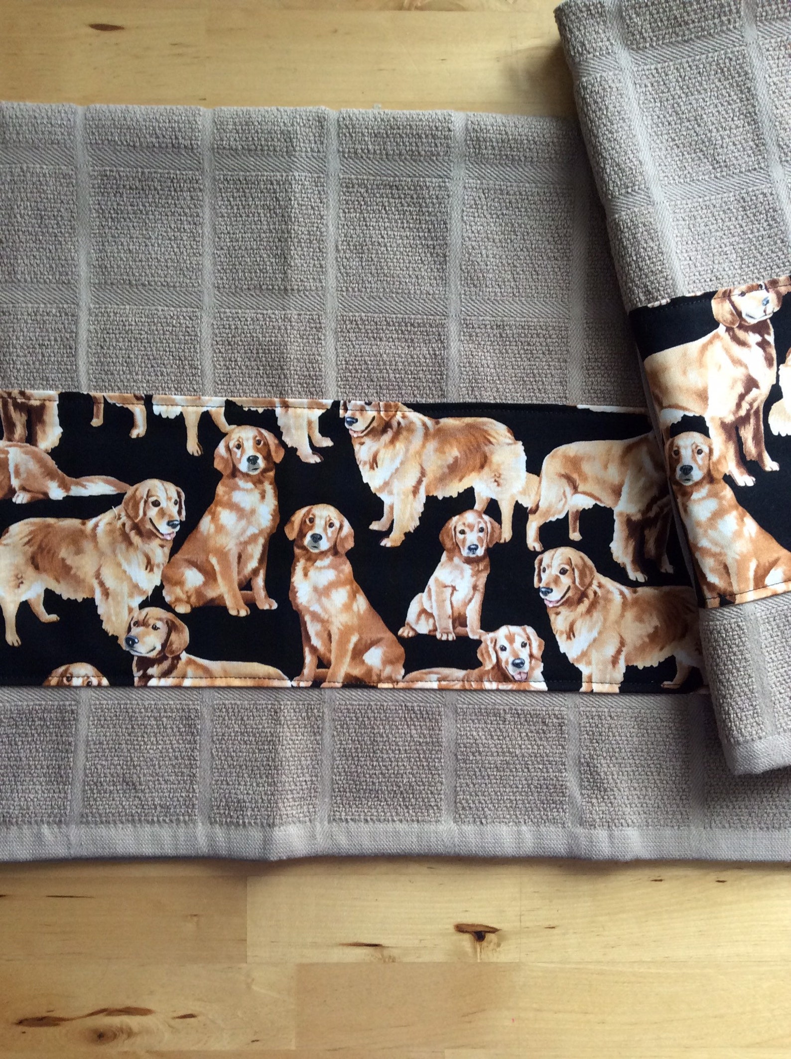 Golden Retriever Kitchen Towels Dog Towels Bar Towels Etsy