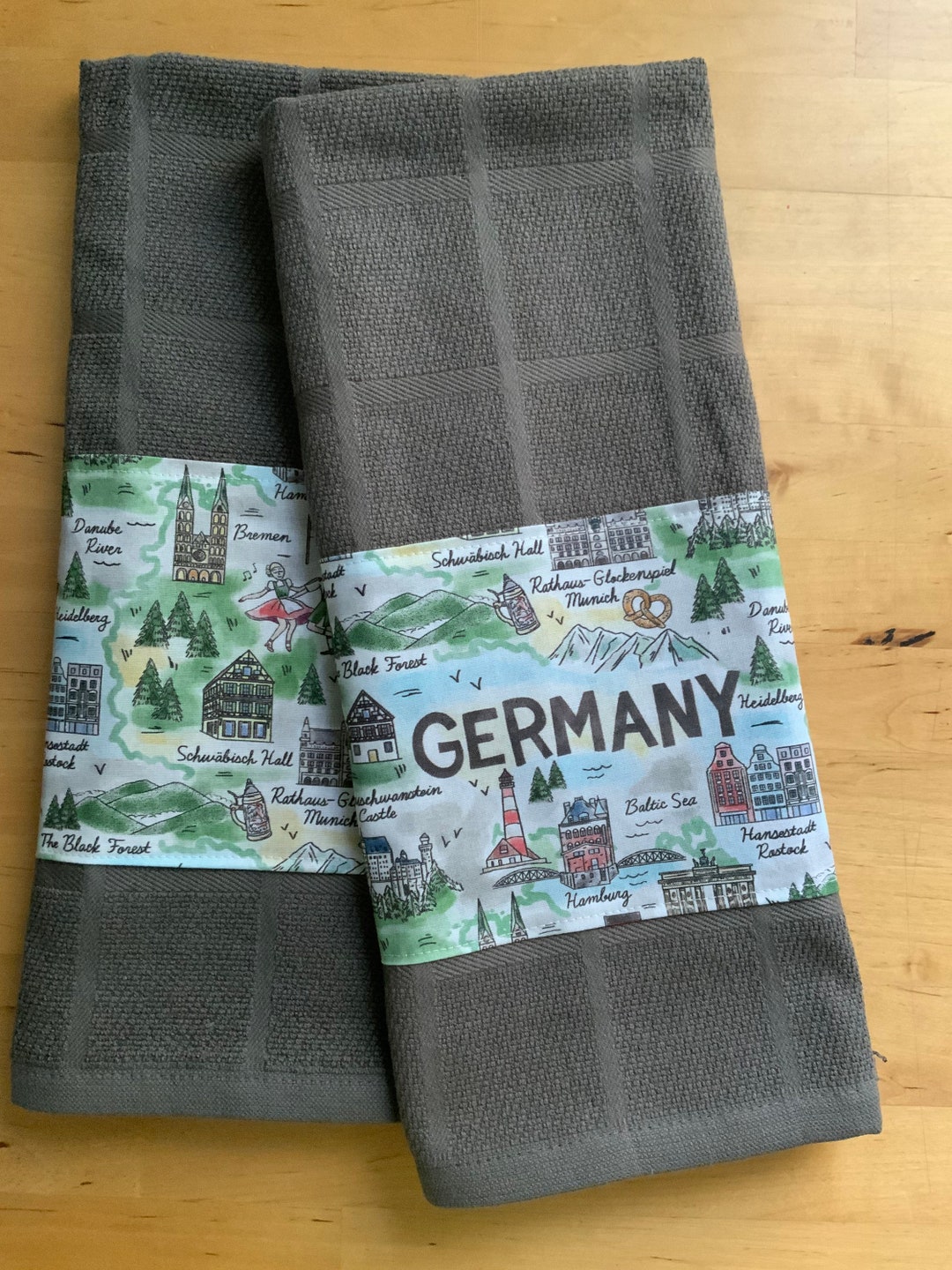 Germany Kitchen Towels Country Pride Kitchen Towels Bar Etsy