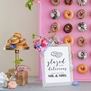 Wedding Donut Sign