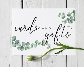 Cards and Gifts Wedding Sign