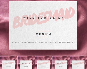 Bridesmaid Proposal Pink Blush