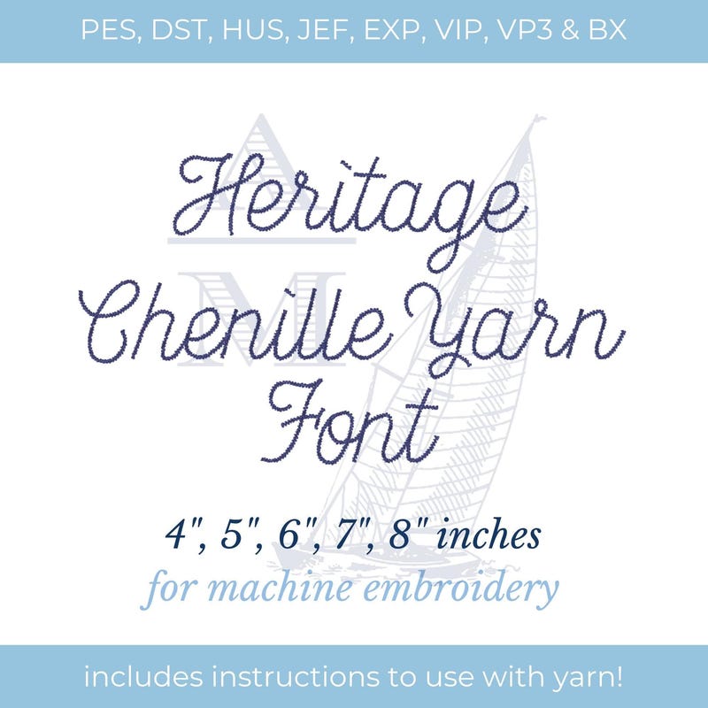 Chenille Yarn Lettering - Etsy