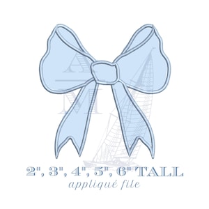 Diseño de bordado de aplique de lazo de animadora / 5-15 cm / acabado satinado / aplique femenino / archivo digital para bordado a máquina