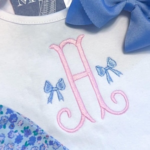 Mini Boutique Bow Embroidery Design, Satin Finish, Machine Design File 0.75&quot;-2&quot;