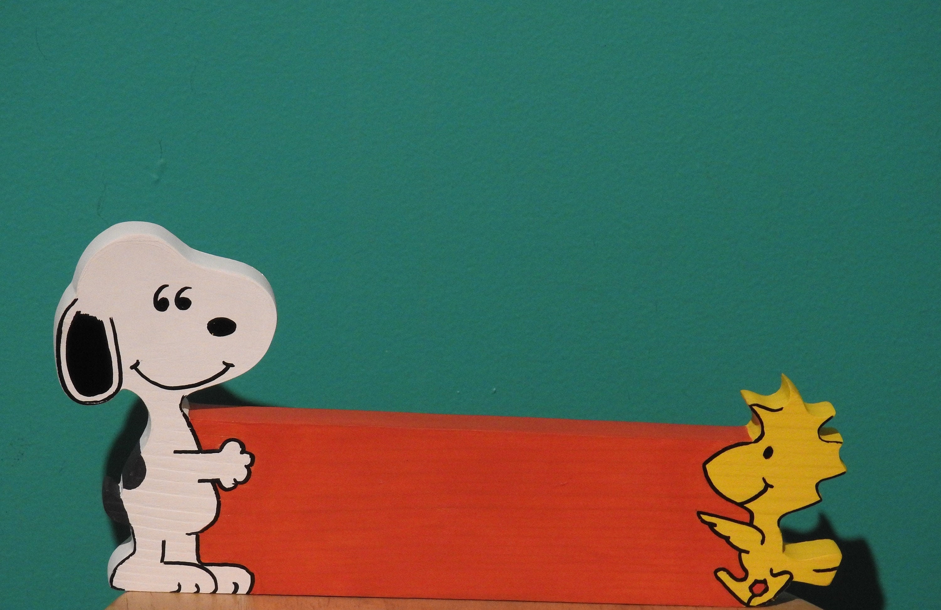 Snoopy & Woodstock House Numbers Plaque Peanuts House | Etsy