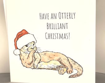 Otter Original Christmas Card 144 x 144cm