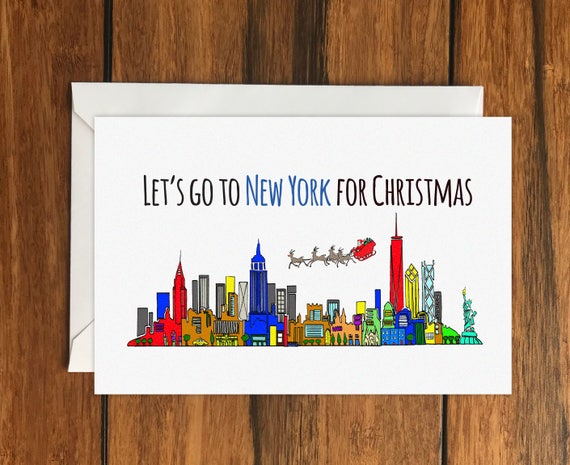 Let/'s go to Hawaii for Christmas One Original Blank Greeting Card A6 and Envelope