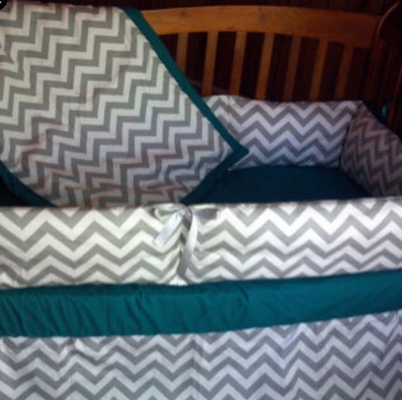 Gray White Chevron Stripe With Solid Color Coordinating Etsy