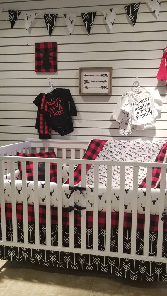 lumberjack baby bedding