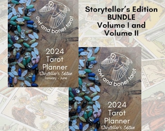 Storyteller's BUNDLE - 2024 Owl and Bones Tarot Storyteller's Edition - Volumes I and II - DIGITAL Planners