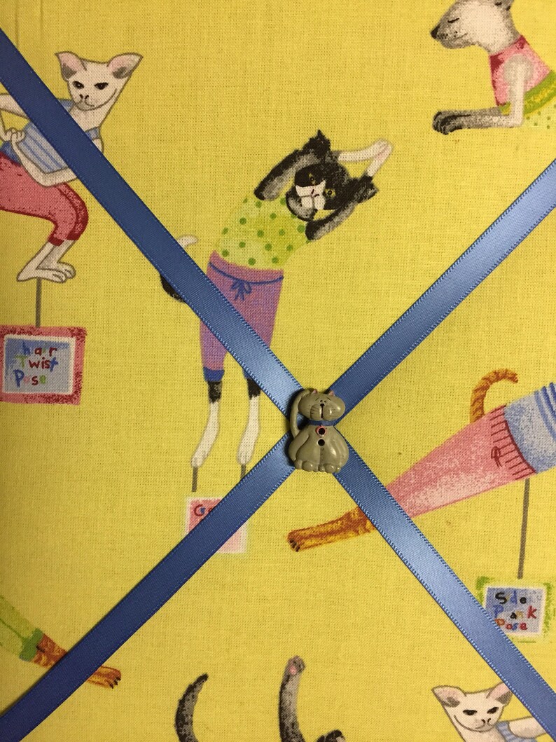 Exercise memory board Yoga cats memory board