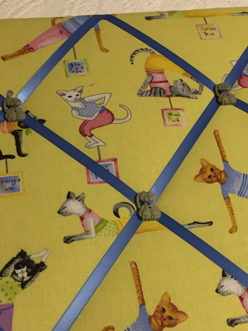 Exercise memory board Yoga cats memory board