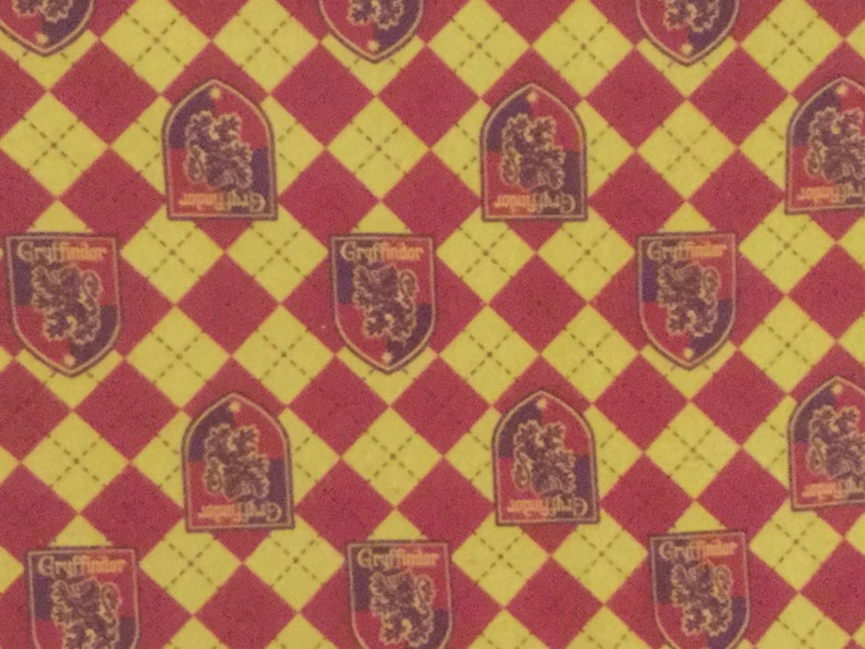 Gryffinder flannel baby blanket Harry Potter baby gift Harry Potter flannel baby blanket Argyle Harry Potter baby blanket