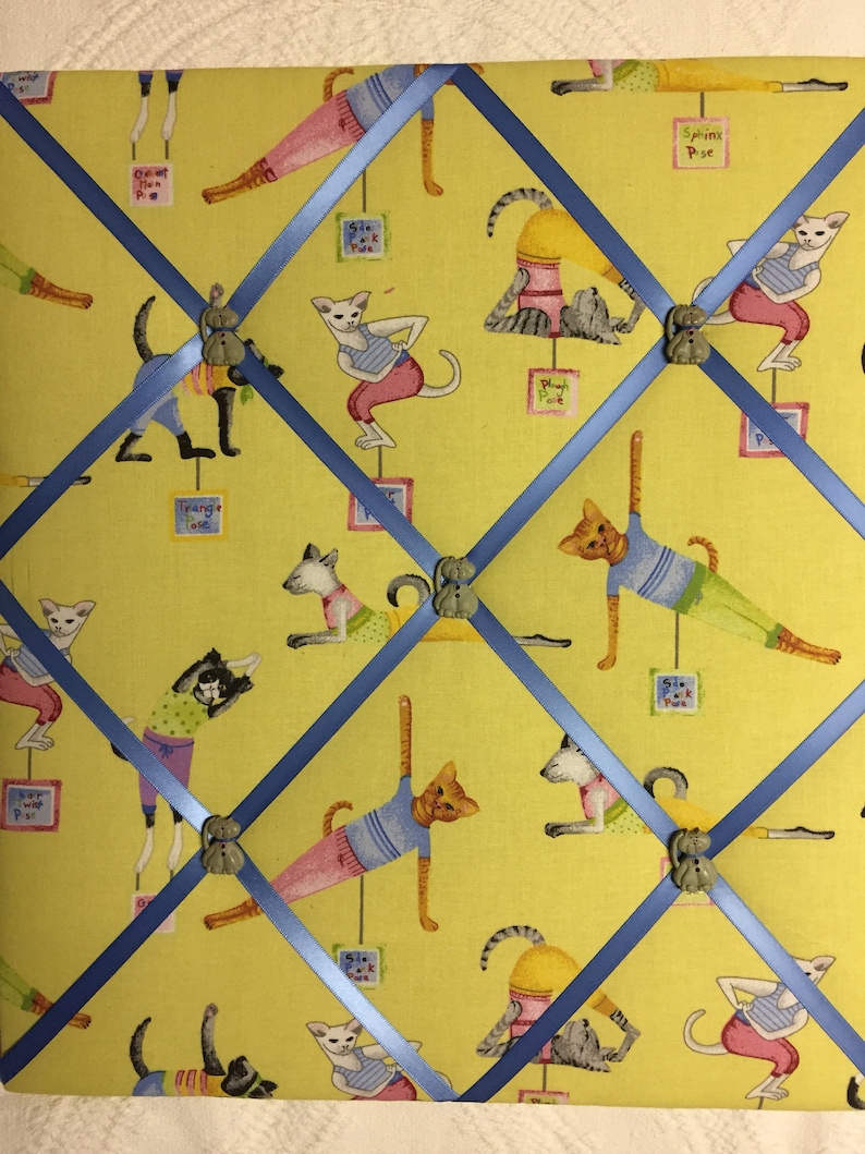 Exercise memory board Yoga cats memory board