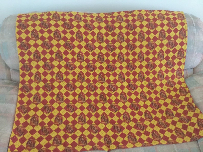 Gryffinder flannel baby blanket Harry Potter baby gift Harry Potter flannel baby blanket Argyle Harry Potter baby blanket