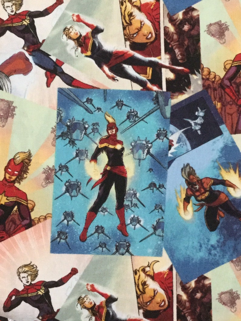 Carol Danvers pillowcase Girls pillowcase, Captain Marvel pillowcase Standard size pillowcase