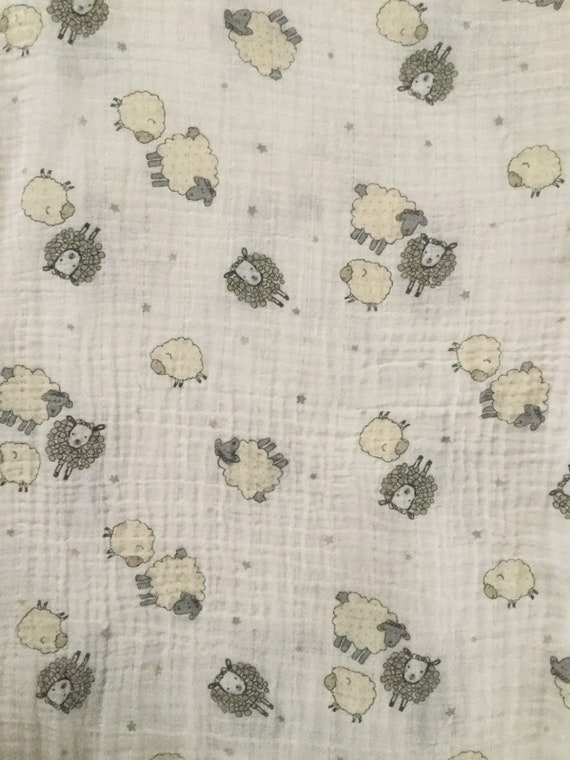 sheep swaddle blanket