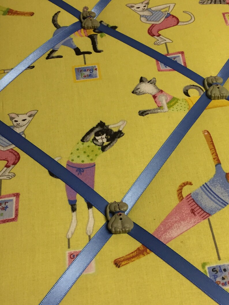 Exercise memory board Yoga cats memory board