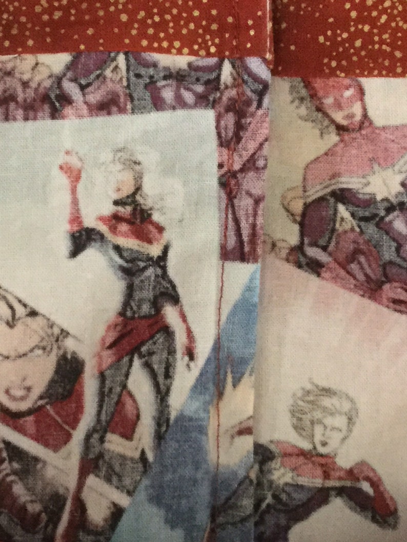 Carol Danvers pillowcase Girls pillowcase, Captain Marvel pillowcase Standard size pillowcase