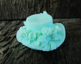 Straw Hat 3D Soap Favor, Wedding, Bridal, Baby Shower, Birthday, Handmade, Vegan, Gift for Her