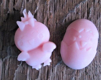 Little Chickie and Egg Soap Favor/Easter/Baby Shower/Handmade Soap/Vegan