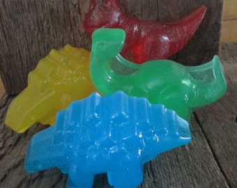 Dinosaur Children's Soap/Party Favor/Birthday Gift/Handmade Soap/Vegan Soap/Christmas Gift/Stocking Stuffer