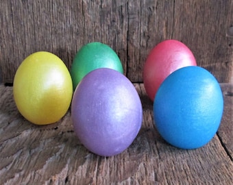 Shimmering Egg Soap Favor/Easter/Birthday/Baby Shower/Handmade Soap/Vegan