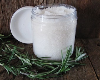 Lavender and Rosemary Relaxing Bath Salts 8 oz., Handmade