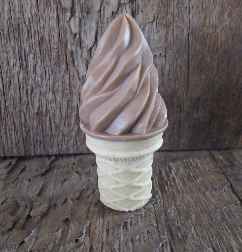 Yummy Soft Serve Ice Cream Cone Soap Favor Gift, Birthday image 2