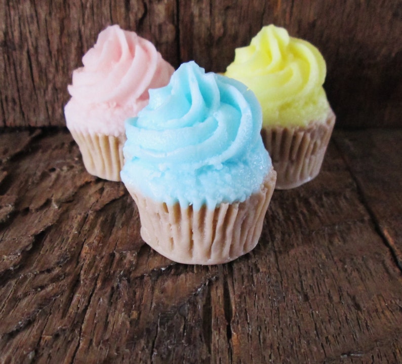 Bridal Baby Shower Mini Cupcake Organic Soap Favor Wedding Birthday