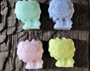 Lion Soap Favor/Jungle Animal/Birthdays/Baby Shower/Bridal Shower/Handmade Soap/Children's Soap/Vegan