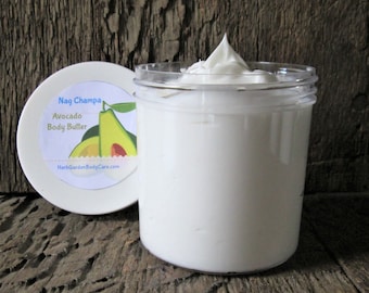 Nag Champa Handmade Avocado Whipped Body Butter