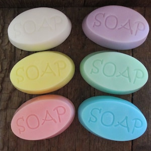 Oval Goats Milk Guest Soap, Handmade, All Natural