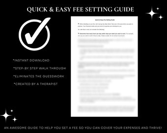 Quick & Easy Fee Setting Guide