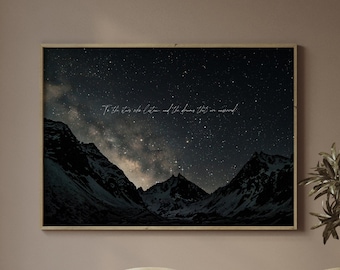 To the Stars Who Listen | Night Court Prints | Velaris Prints | ACOTAR Prints | Bookish Art | Acotar Merch | Poster Print | Velaris Poster