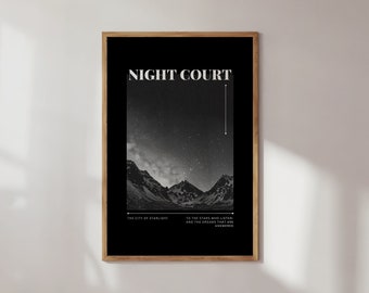 Night Court Print | Velaris Print | ACOTAR Prints | Bookish Art | Acotar Merch | DIGITAL DOWNLOAD
