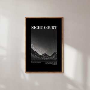 Night Court Print | Velaris Print | ACOTAR Prints | Bookish Art | Acotar Merch | DIGITAL DOWNLOAD