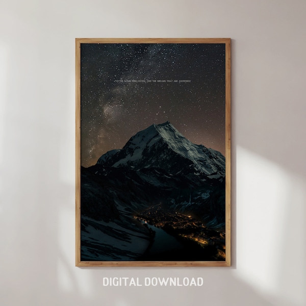 To the Stars Who Listen | Night Court Prints | Velaris Prints | ACOTAR Prints | Bookish Art | Acotar Merch | DIGITAL DOWNLOAD