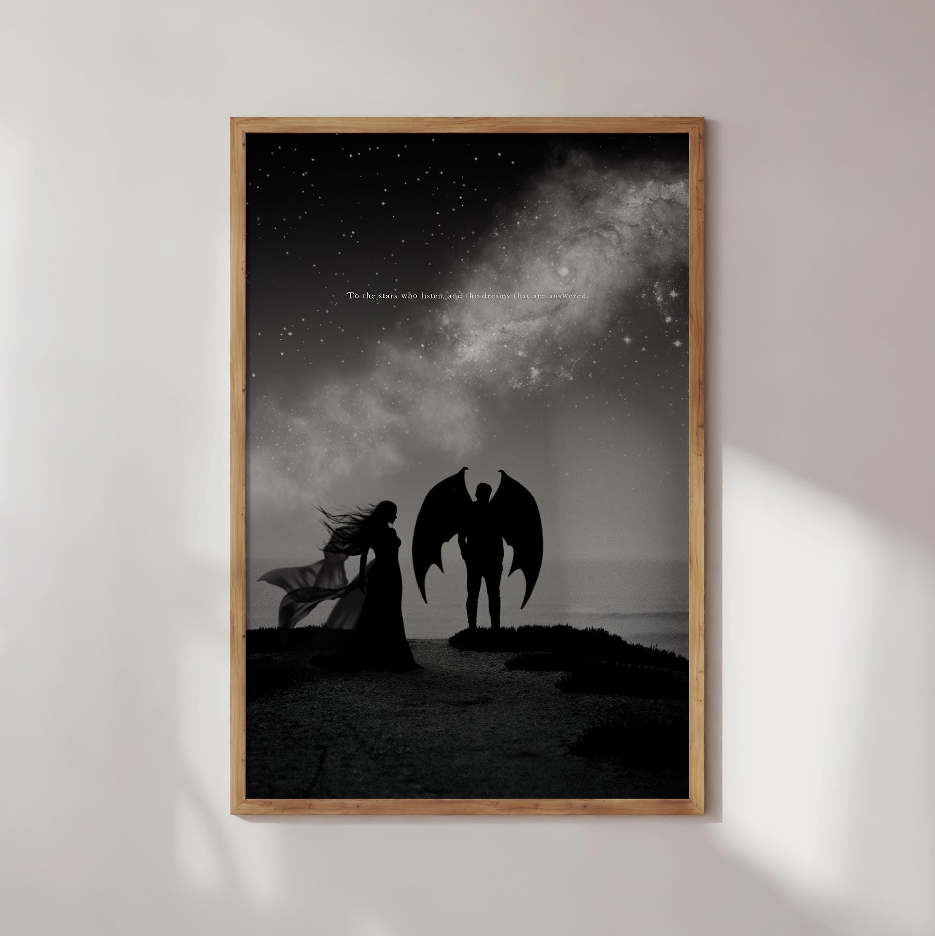 To the Stars Who Listen | Night Court Prints | Velaris Prints | Feyre | Rhysand | ACOTAR Prints | Bookish Art | Acotar Merch