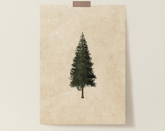 Christmas Tree Print | Christmas Decor | Holiday Decor | Holiday Art | Christmas Art