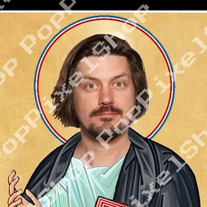 St. Trevor Moore Prayer Celebrity Devotional Candle 8&quot; parody