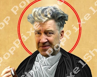 St. David Lynch Prayer Celebrity Devotional Candle 8" parodie