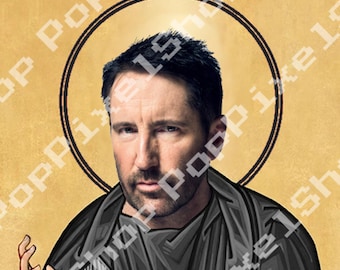 St. Trent Reznor Prayer Celebrity devotional kaars 8" parodie