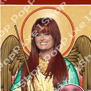 St. Wynonna Judd Prayer Celebrity Devotional Candle 8&quot;