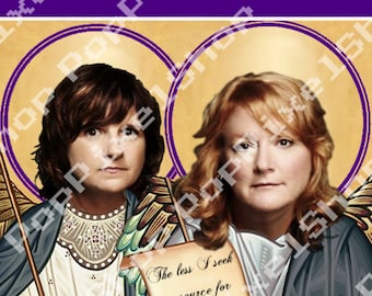 Indigo-parodiekaarsenset voor meisjes: St. Amy Ray en St. Emily Saliers