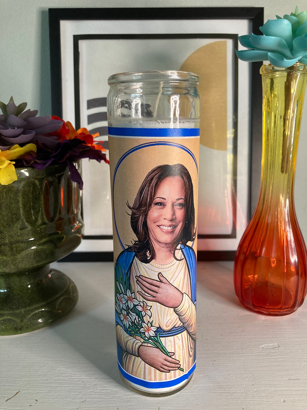 St. Kamala Harris Prayer Celebrity Devotional Candle 8 Parody - Etsy