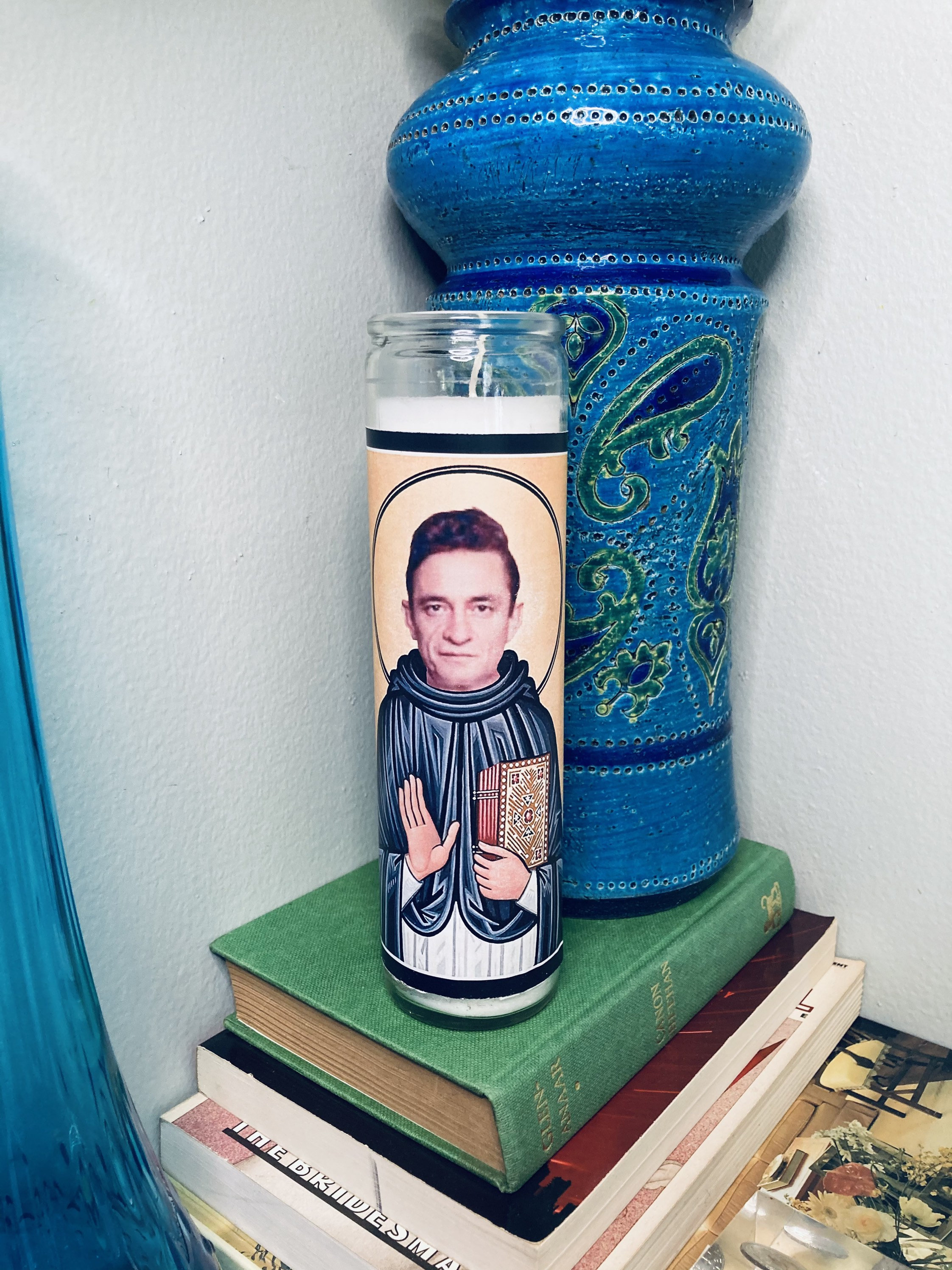 St. Johnny Cash Prayer Celebrity Devotional Candle 8 - Etsy